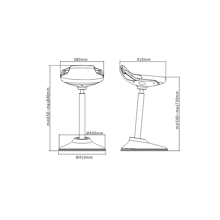 Tabouret ergonomique à bascule │ERGONOM-ISCH