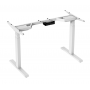 Bureau réglable en hauteur (62-128 cm conforme SUVA) et un dessus de table différentes dimensions