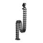 Passacavi vertebra con morsetto per scrivanie